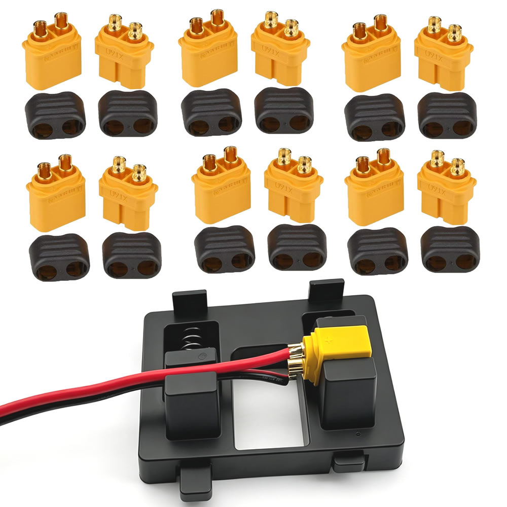 Drone Battery Connector - XT60 커넥터 플러그(쉴 하우징 포함) 여성/남성