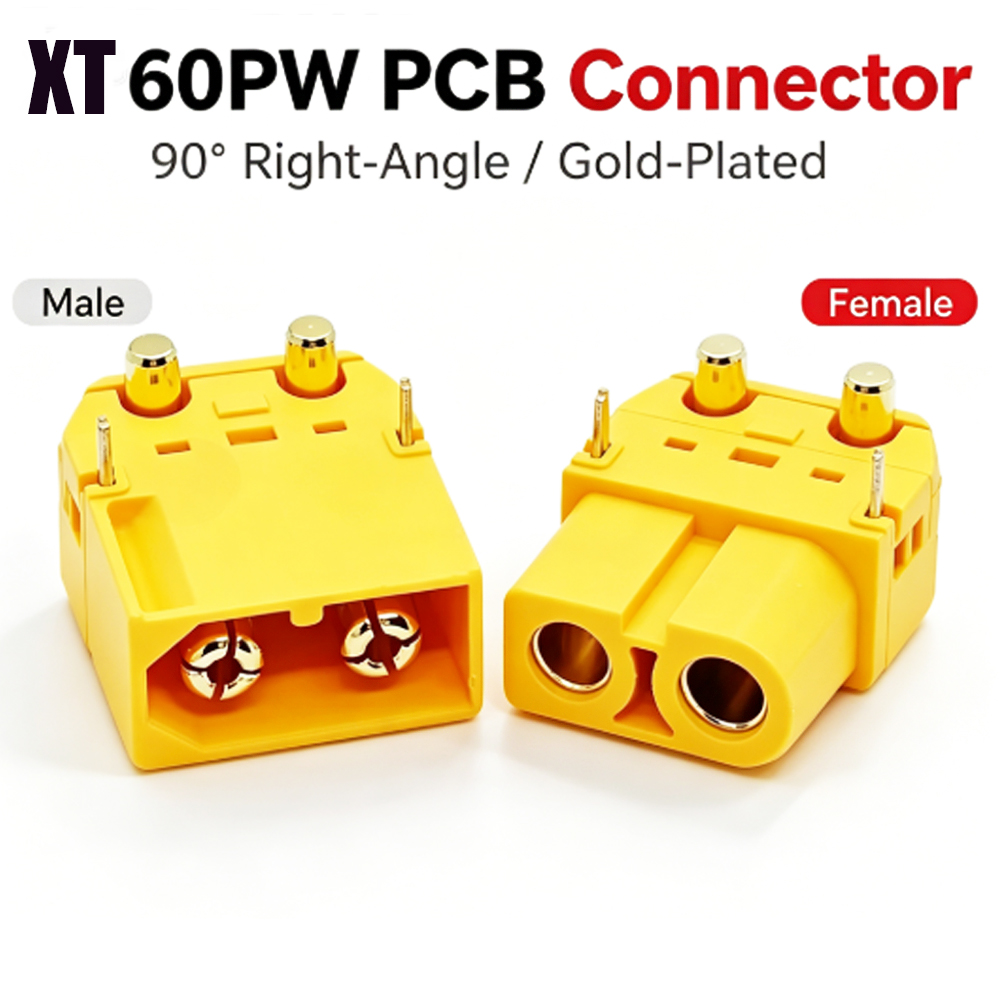 Drone Battery Connector - 아마스 XT60PW PCB 장착 커넥터 90