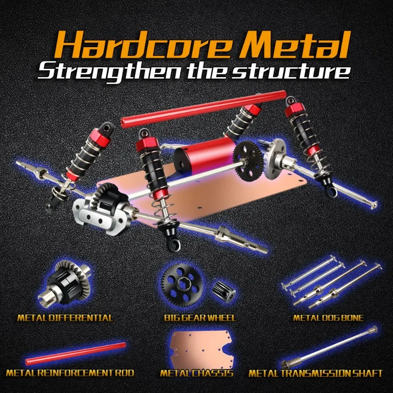 100km/h 고속 4륜구동 RC카, 1:14 브러시리 - Drone Battery Alarm 리뷰 및 가격