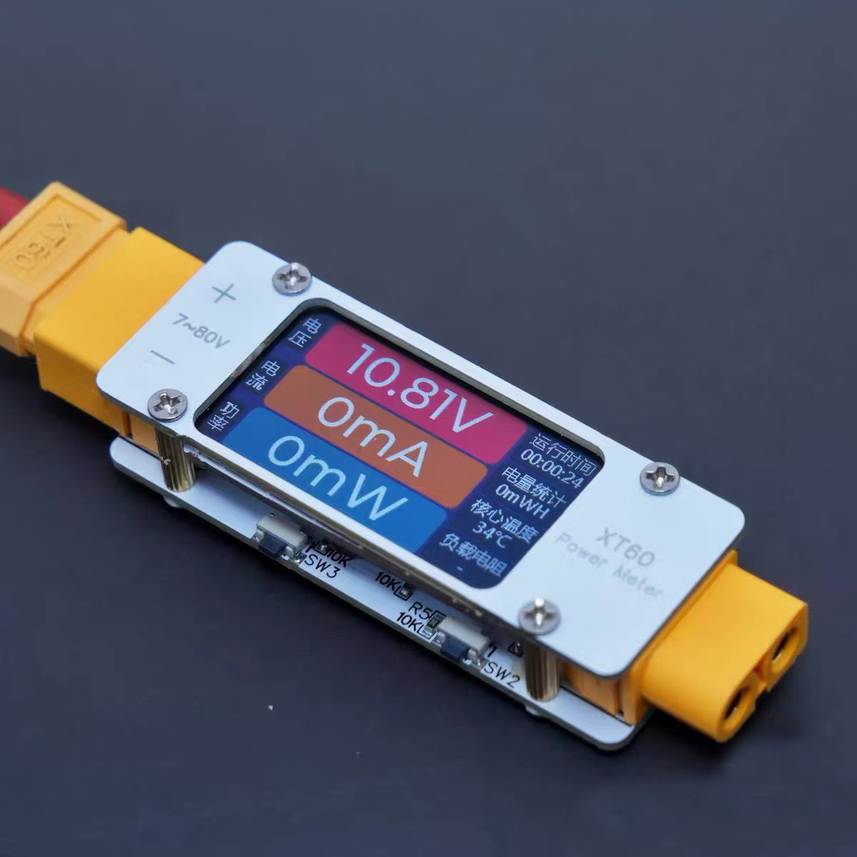 DC 7-80V 64A 양방향 전력계 XT60 전압 전 - Drone Battery Alarm 리뷰 및 가격