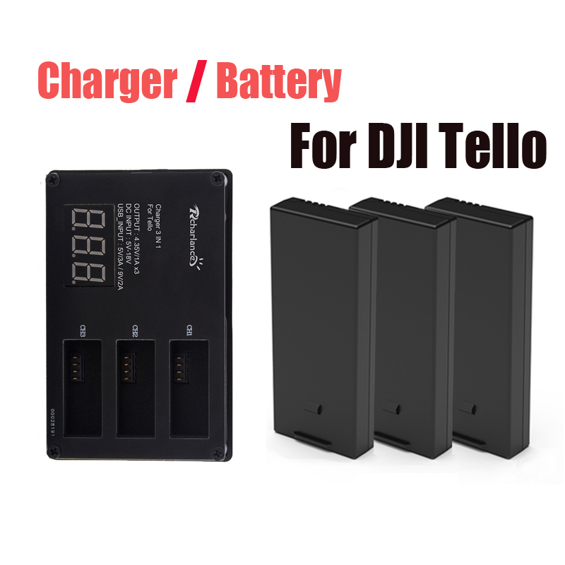 기존 DJI Tello 배터리/드론 Tello 배터리  - Drone Battery Balance Charger 리뷰 및 가격