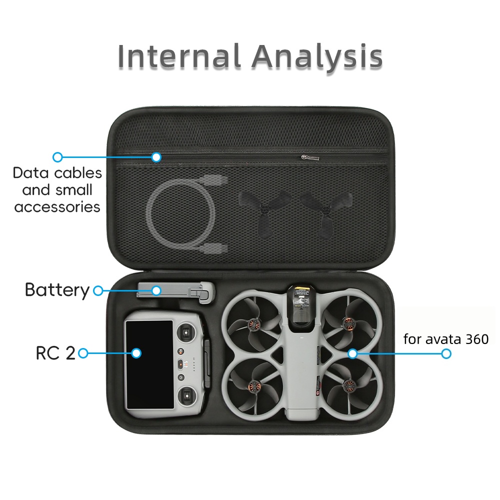 DJI Avata 360용 휴대용 케이스, Avata  - Drone Battery Bag 리뷰 및 가격