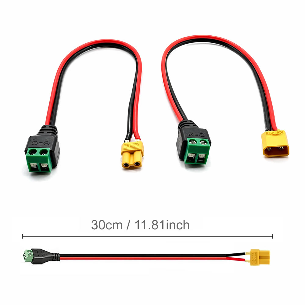 XT30 남성 여성 커넥터 플러그를 무납땜 2핀 나사  - Drone Battery Connector 리뷰 및 가격