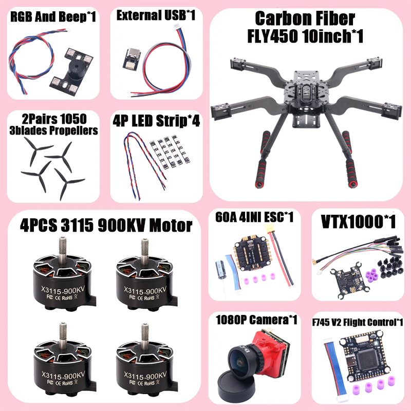 B-CUBE 오픈 소스 신형 스마트 드론 FLY450  - Drone Battery Smart 리뷰 및 가격