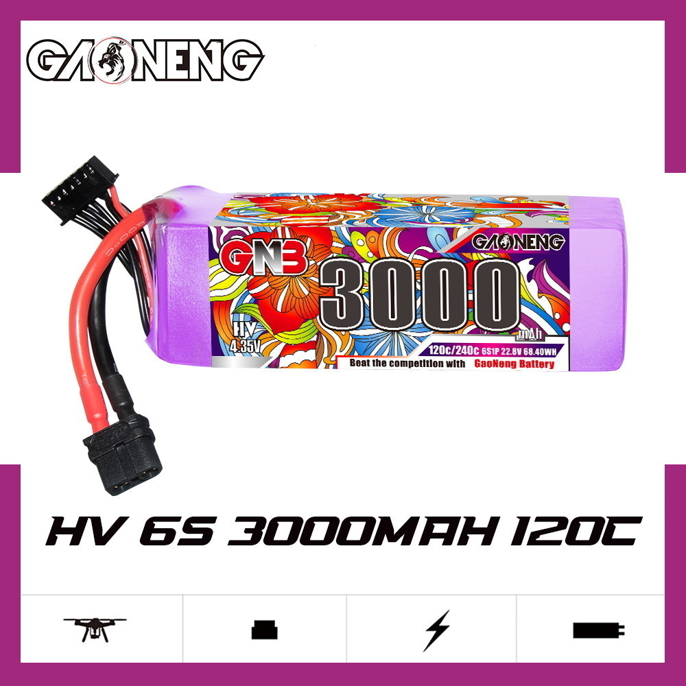 GNB 리포 배터리 6S 22.8V 3000mAh 52 - Drone Battery Connector 리뷰 및 가격